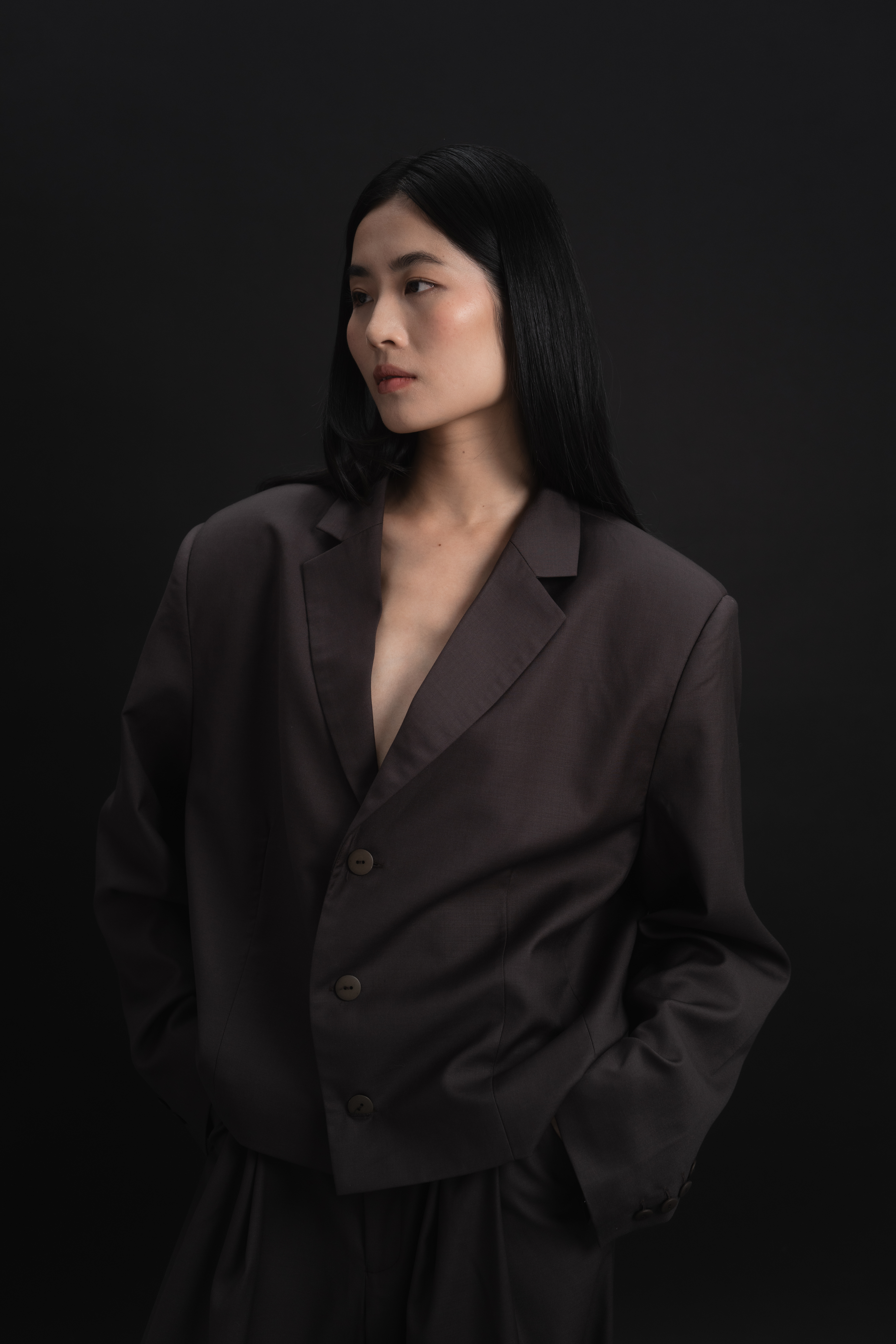 Cinnamon Wool Blazer