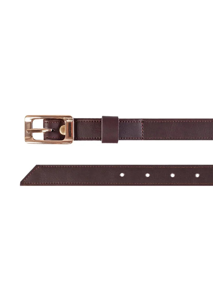 Belt Corn Leather Chocolate