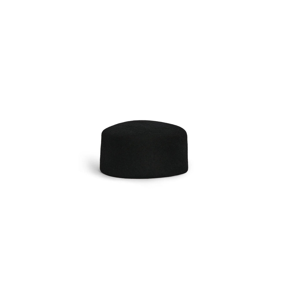 Black Oud Wool Toque