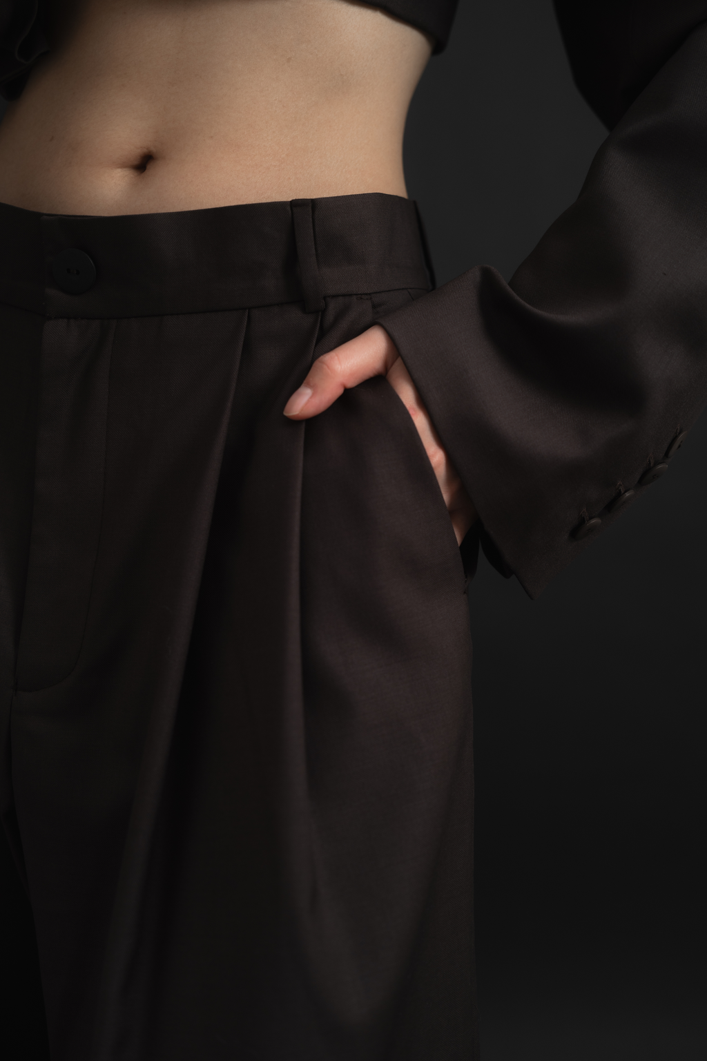 Cinnamon Wool Pants