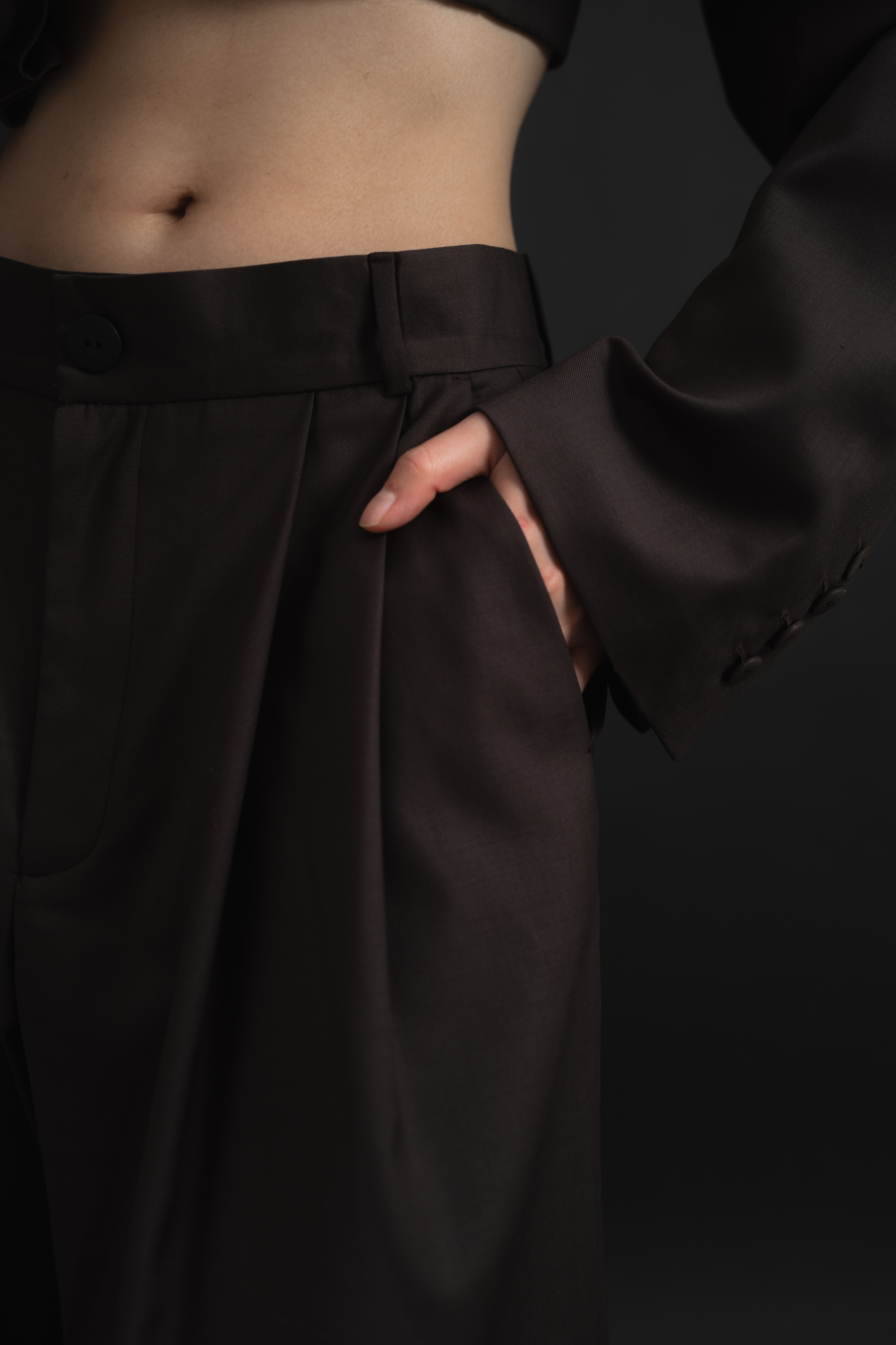 Cinnamon Wool Pants