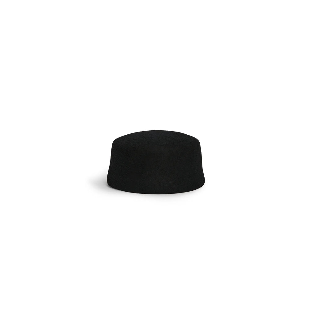 Black Oud Wool Toque
