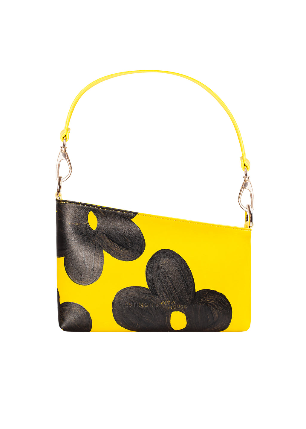 Baguette Bag yellow flowers