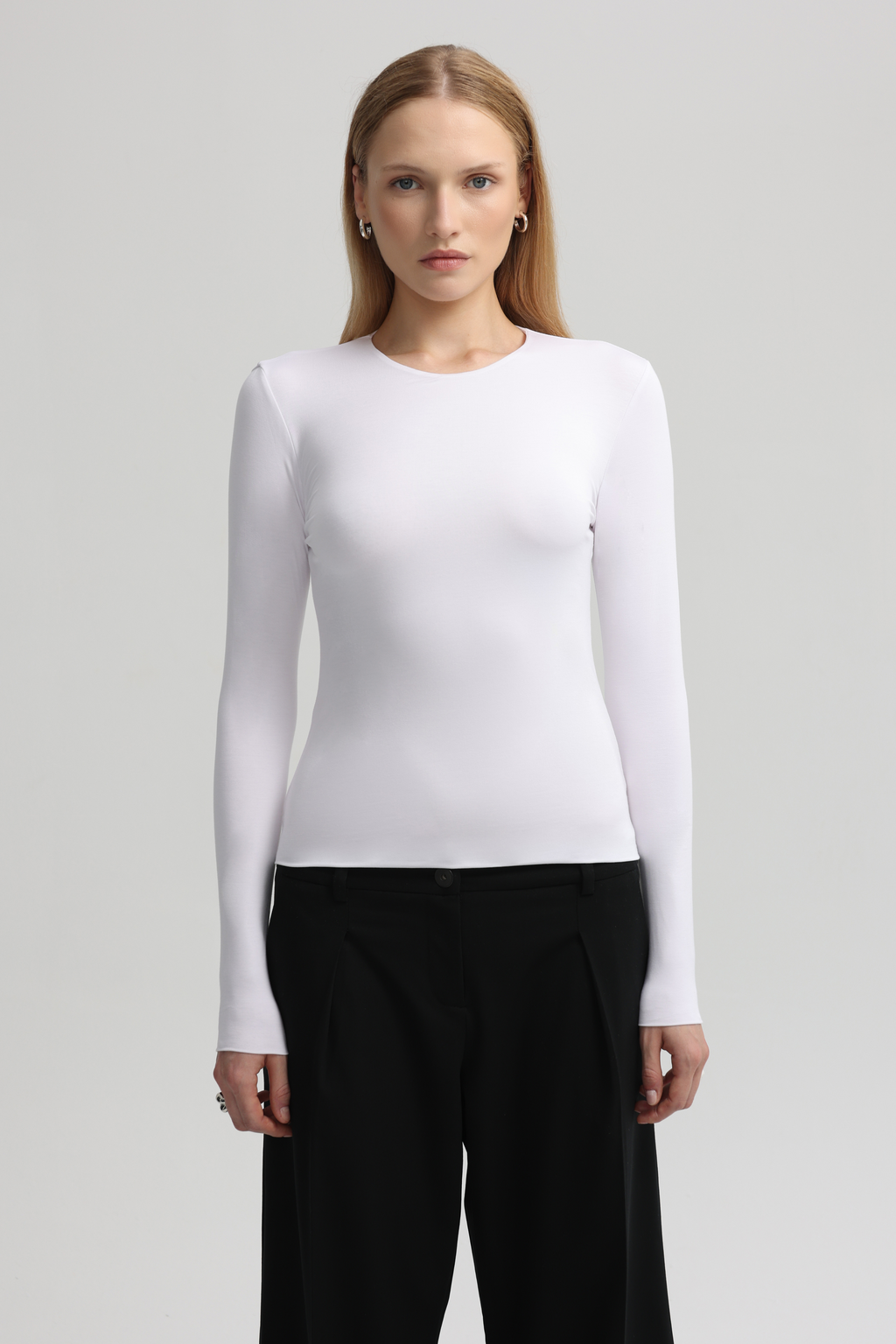 Longsleeve in White 2.0