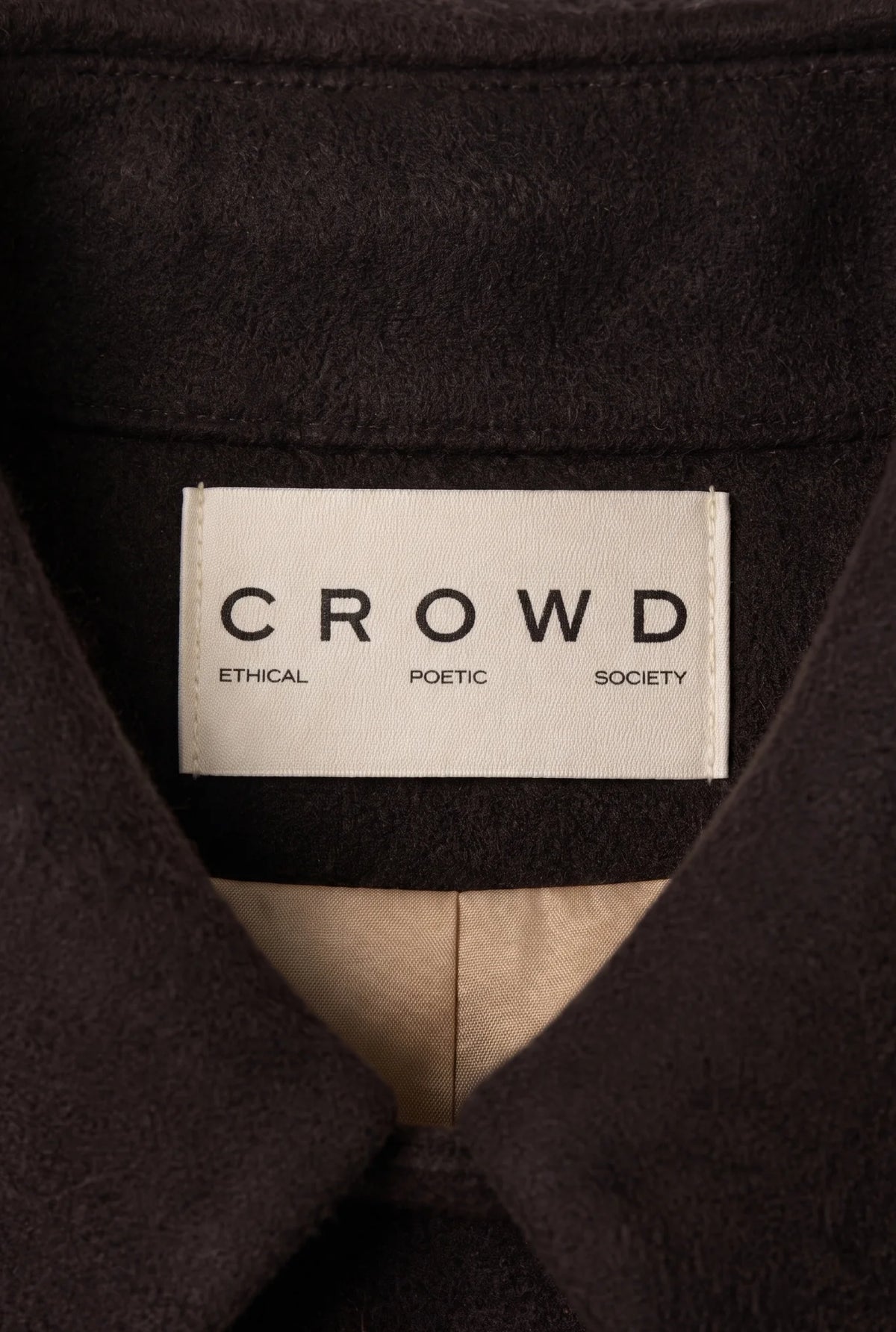 Long MOK Wool Coat - Chocolate
