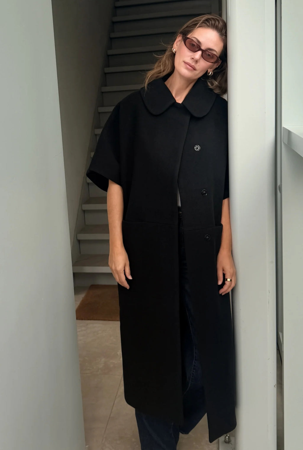 Long MOK Coat - Black
