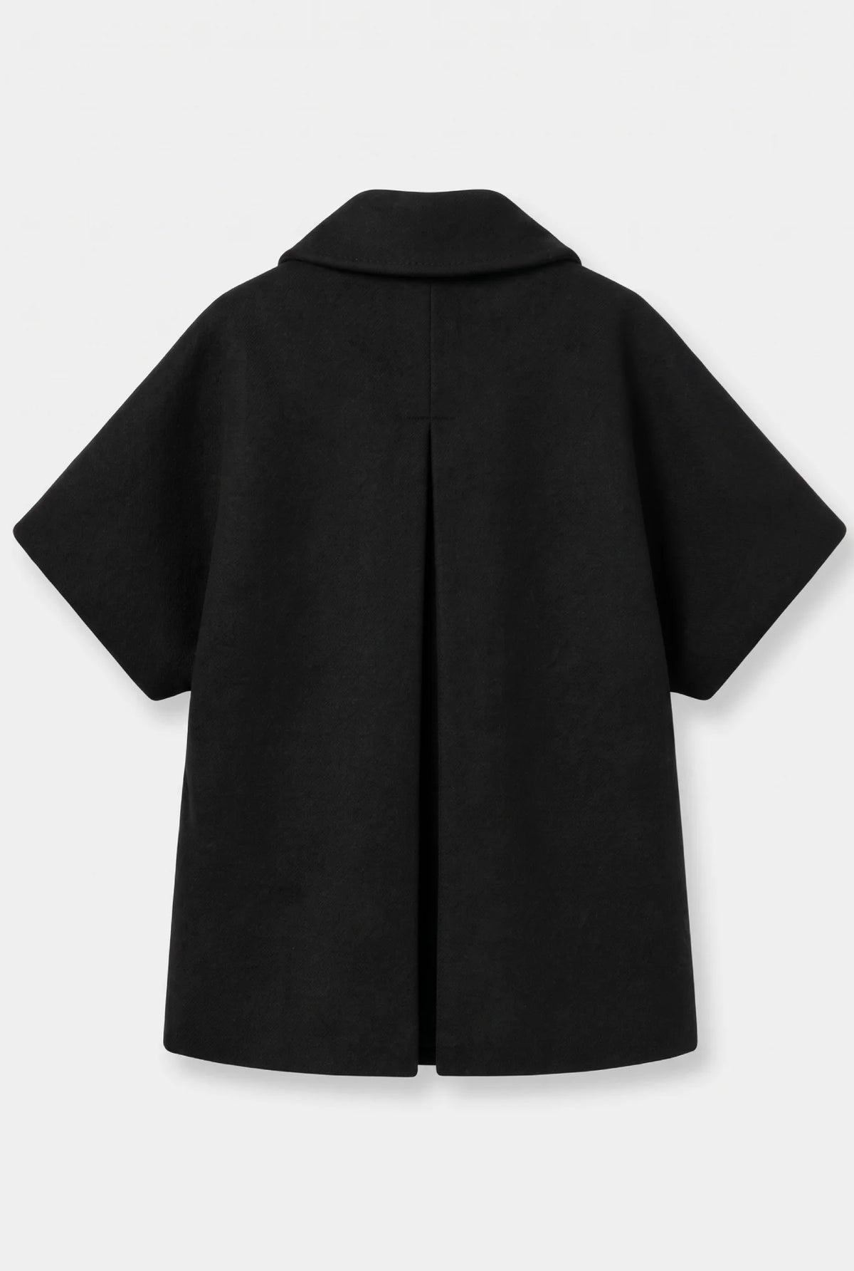 Short MOK Wool Coat - Black