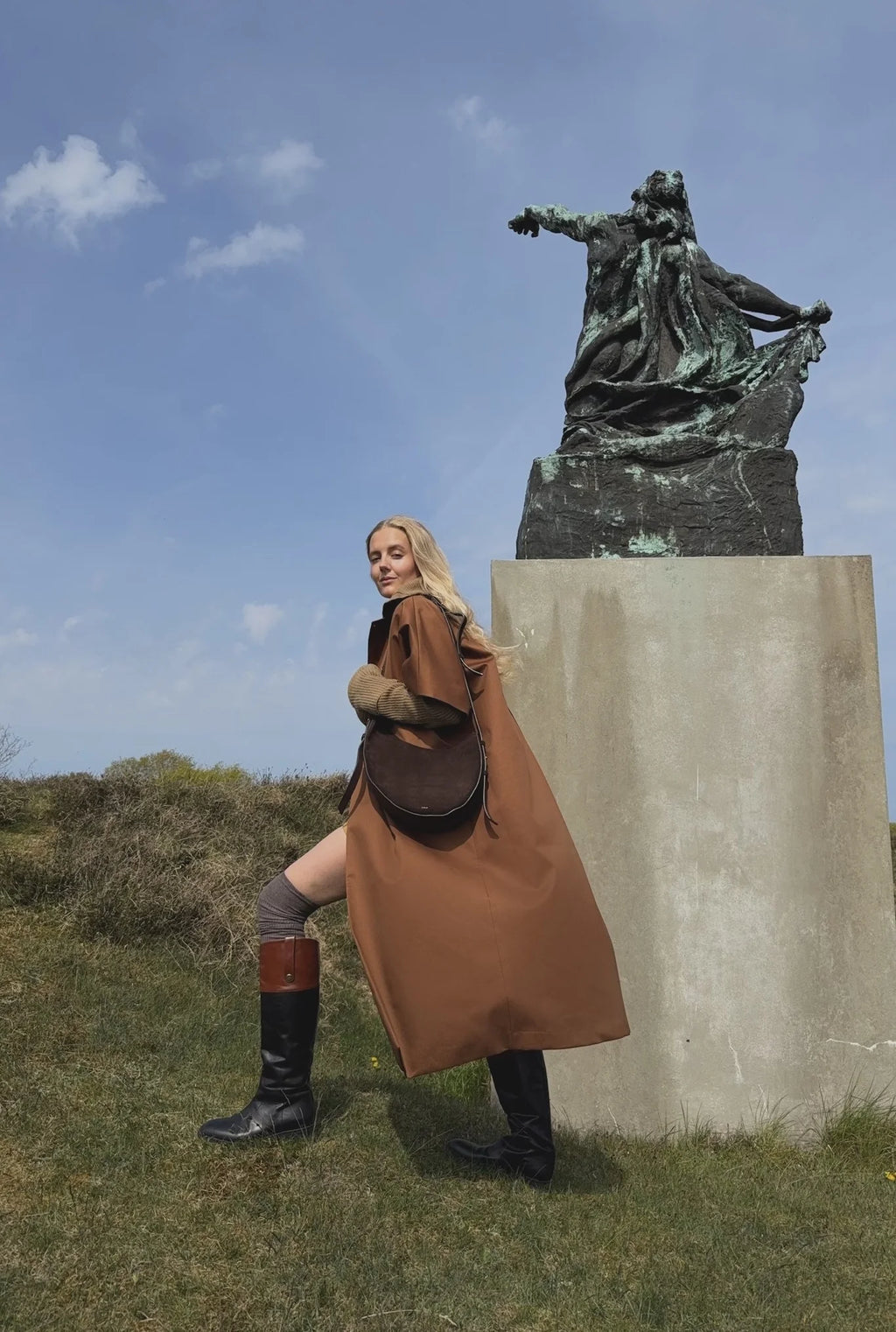 Long MOK Coat Chocolate