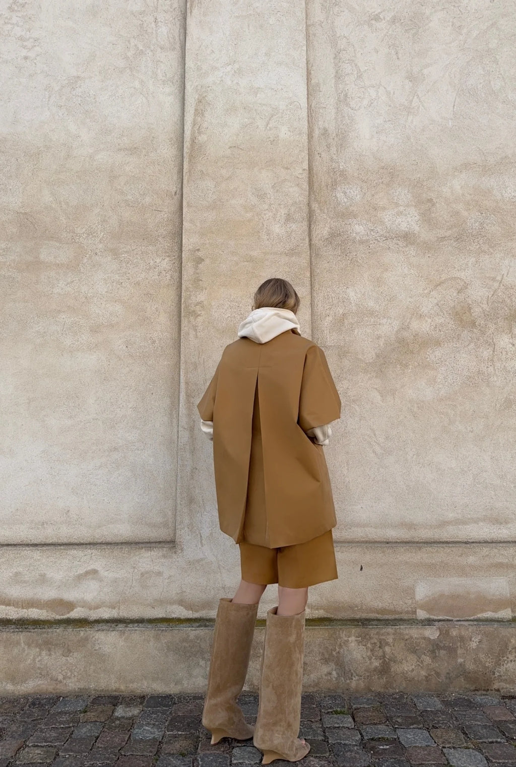 Short Mok Coat Cappuccino