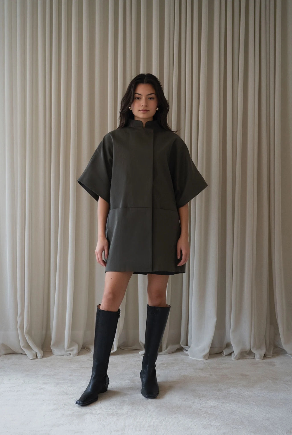 Short Mok Coat Army