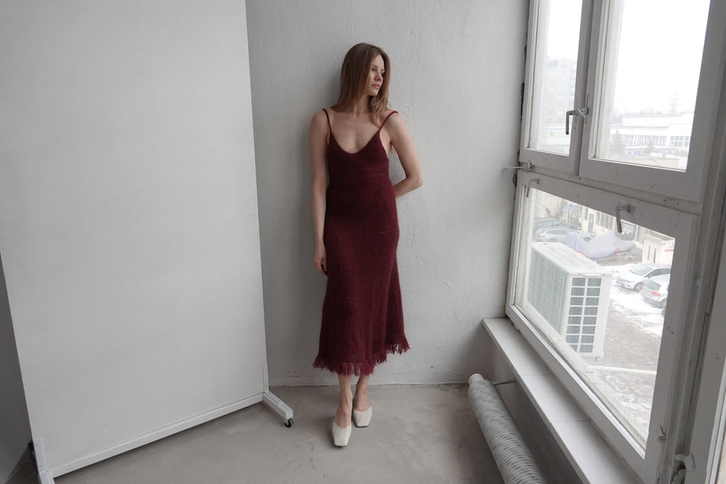 Hand-knitted Ofelia dress