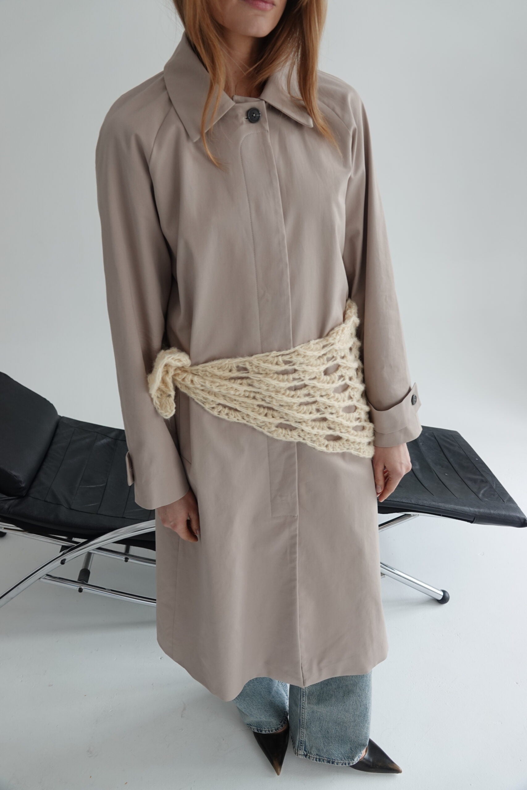 Marie hand-crocheted scarf