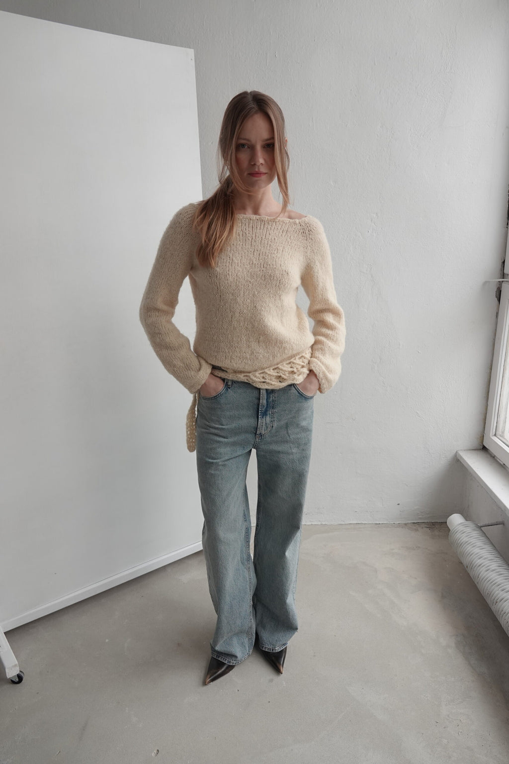 Cara hand-knitted sweater