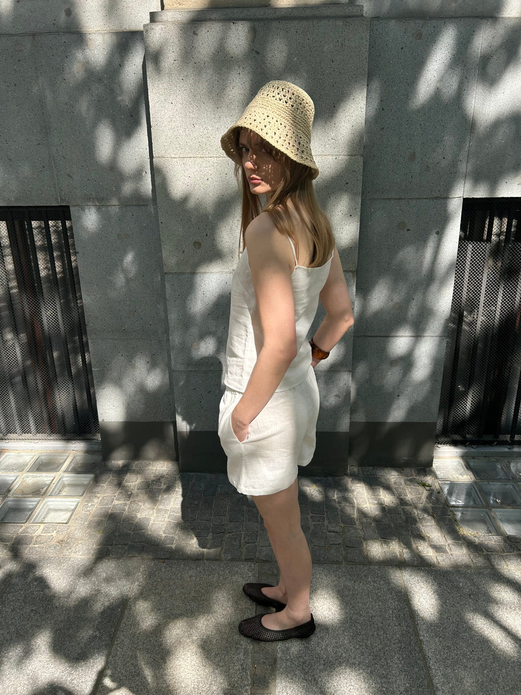 Harper Linen Top
