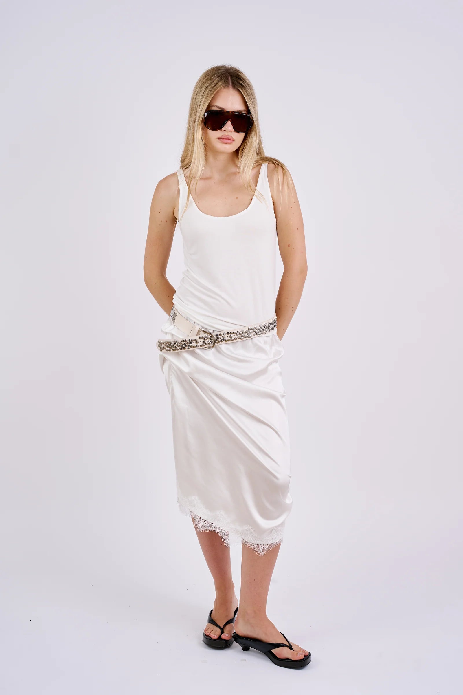 Lace Skirt White