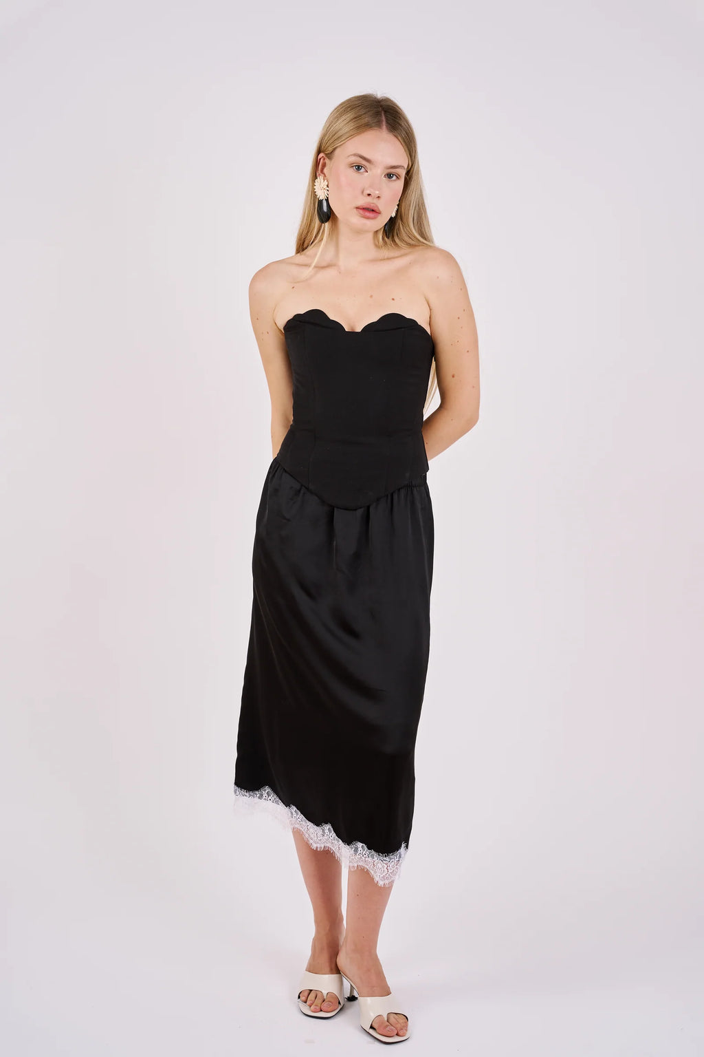 Lace Skirt Black & White