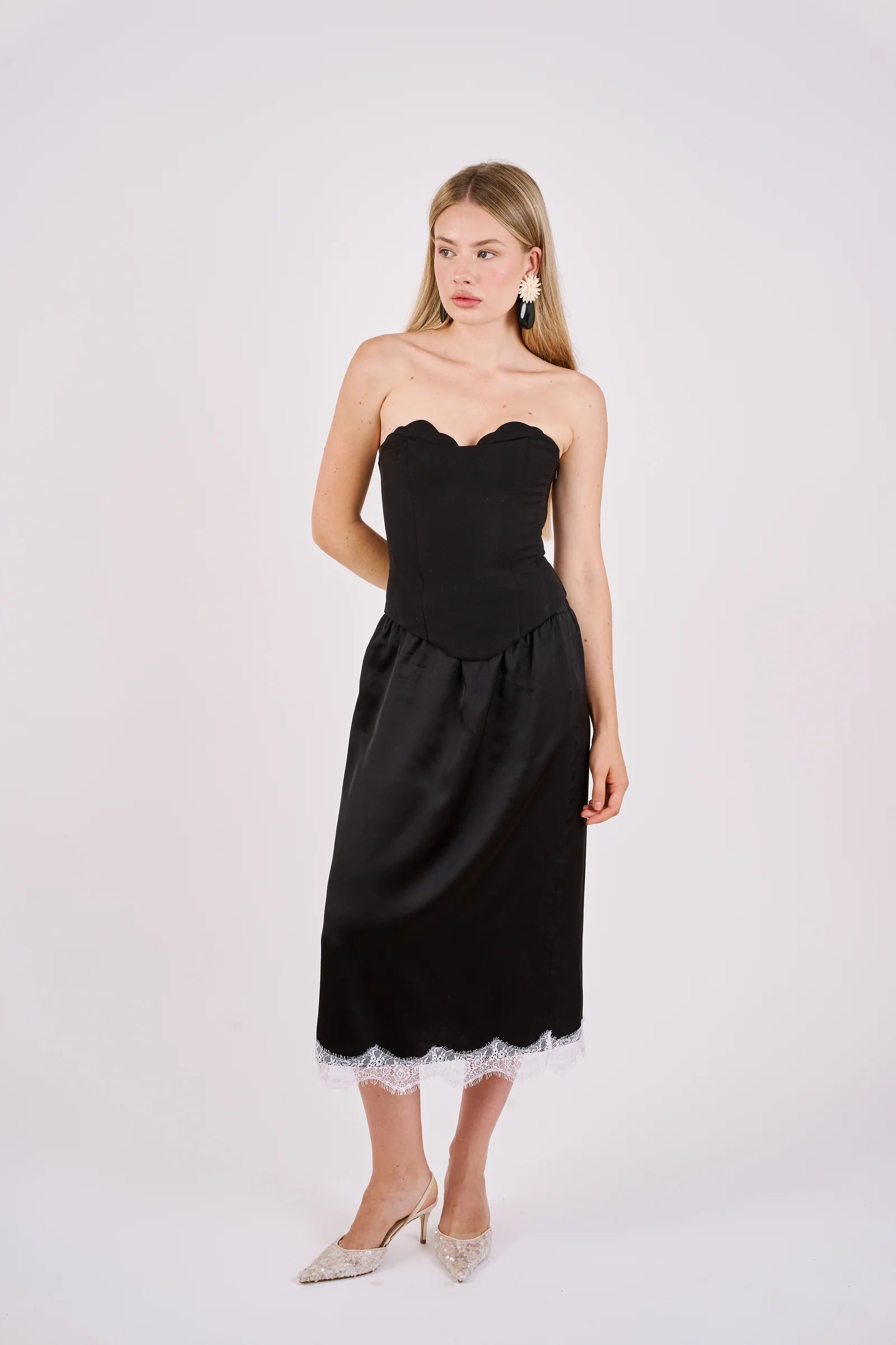 Lace Skirt Black & White