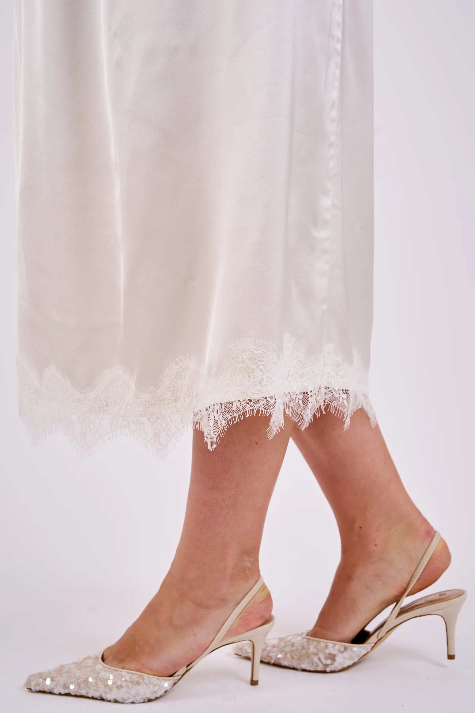 Lace Skirt White