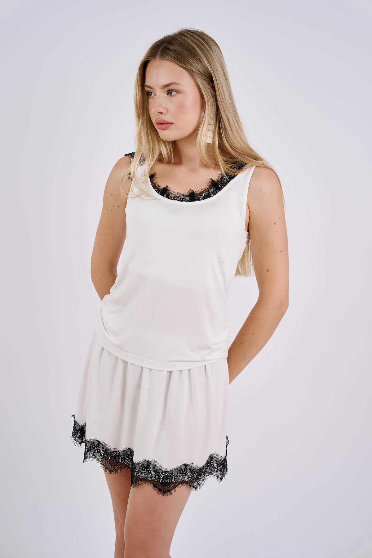 Mini Skirt White