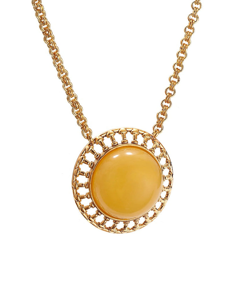 The Single Plate Necklace GP