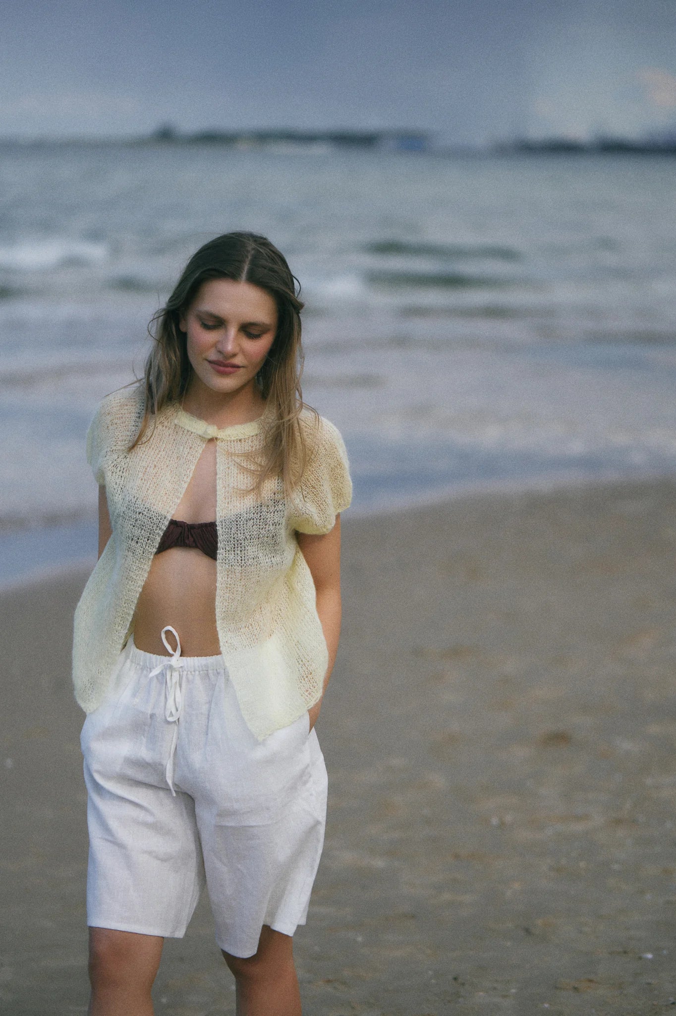 Zoi Linen Bermuda Shorts