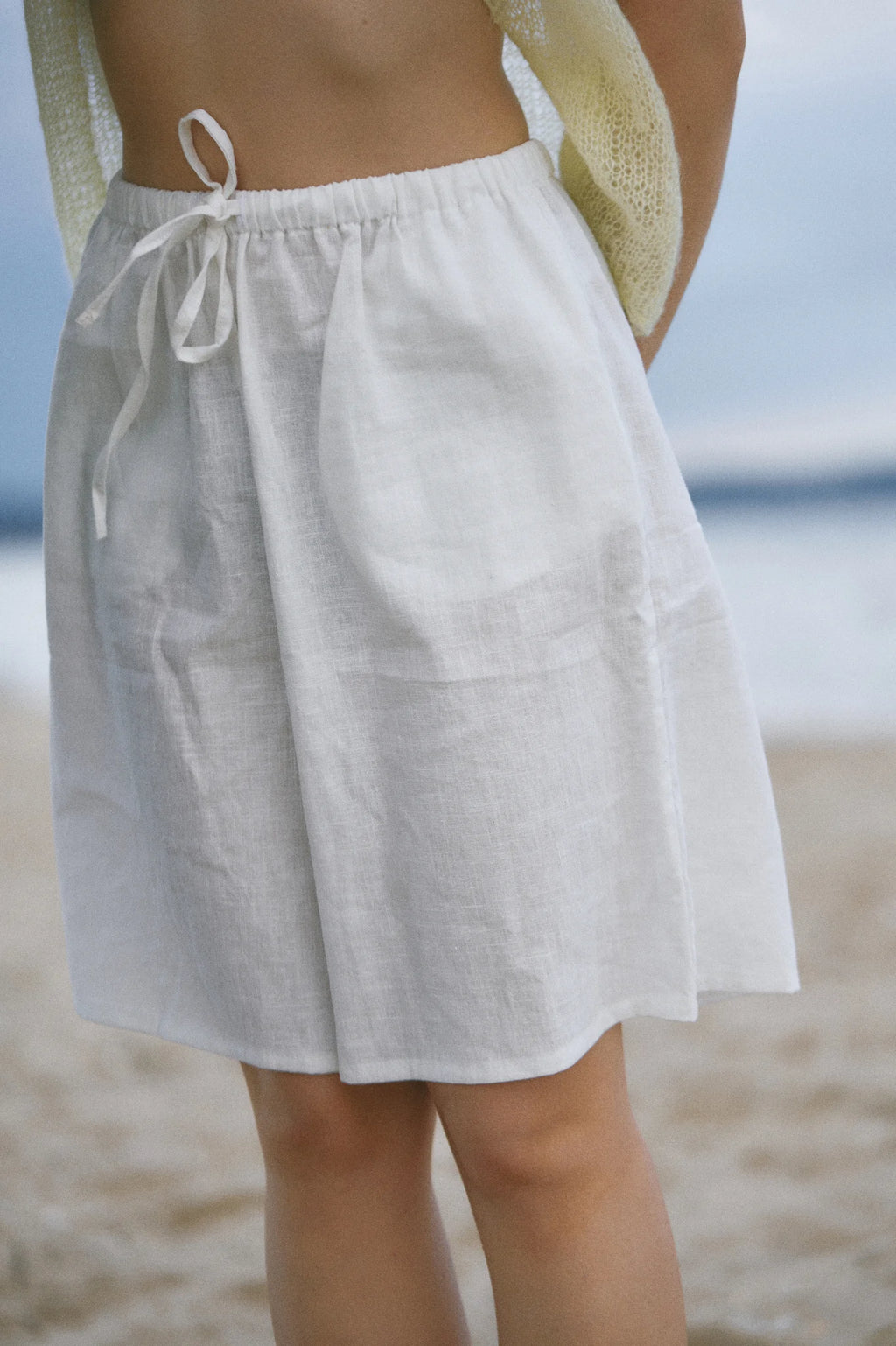Zoi Linen Bermuda Shorts