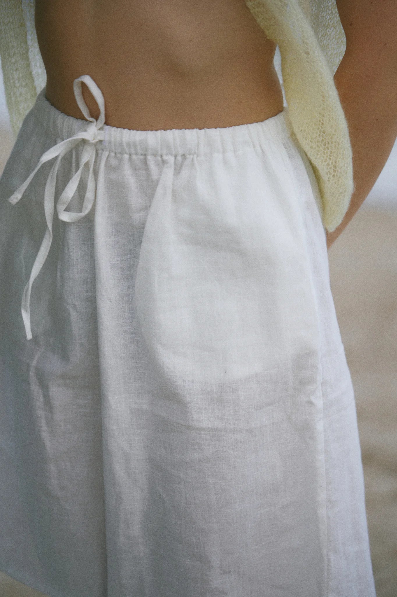 Zoi Linen Bermuda Shorts