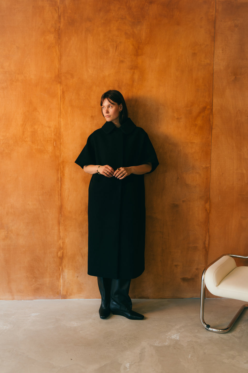 Long MOK Coat - Black