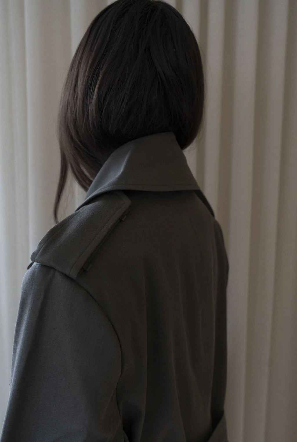 Long KIM Coat Army